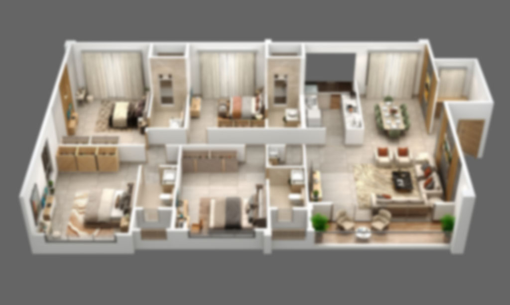 pune 4 bhk flat price